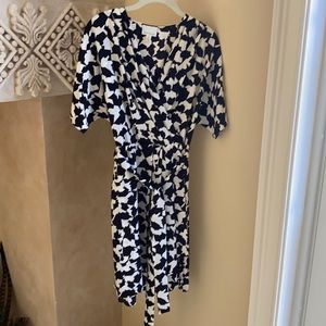 Donna Morgan faux wrap dress.